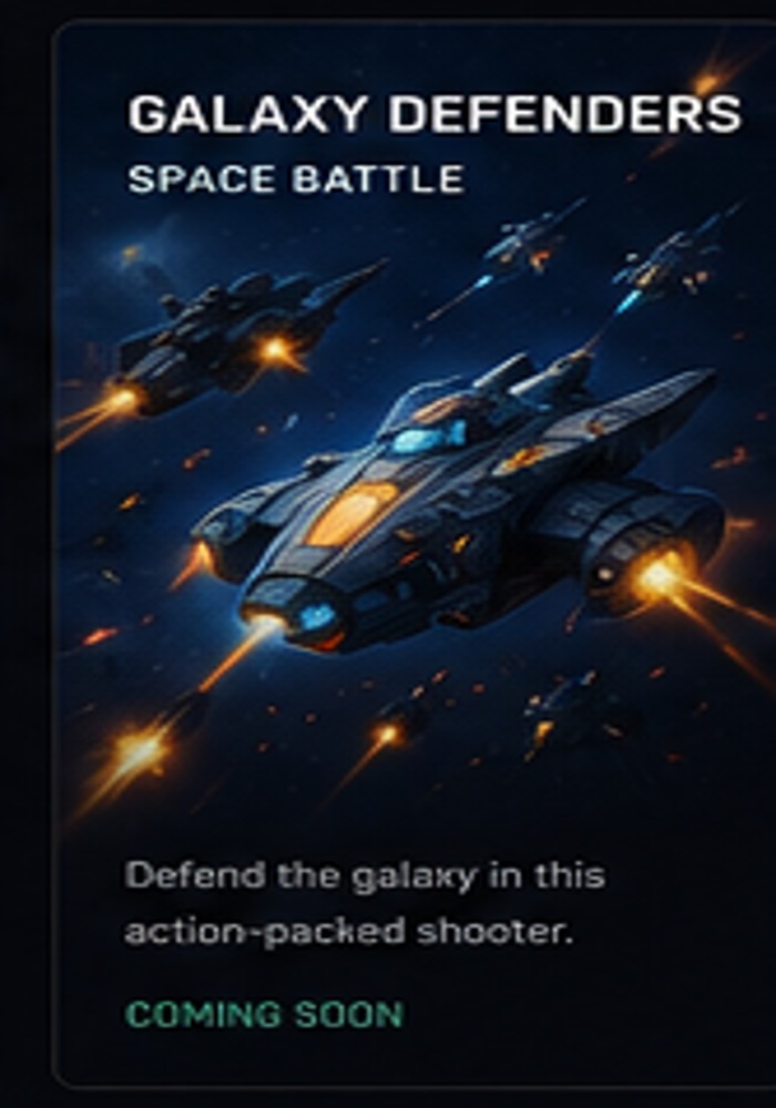 Space action game concept